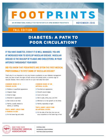 NYSPMA  Foot Health Resources, Fact Sheets and Videos