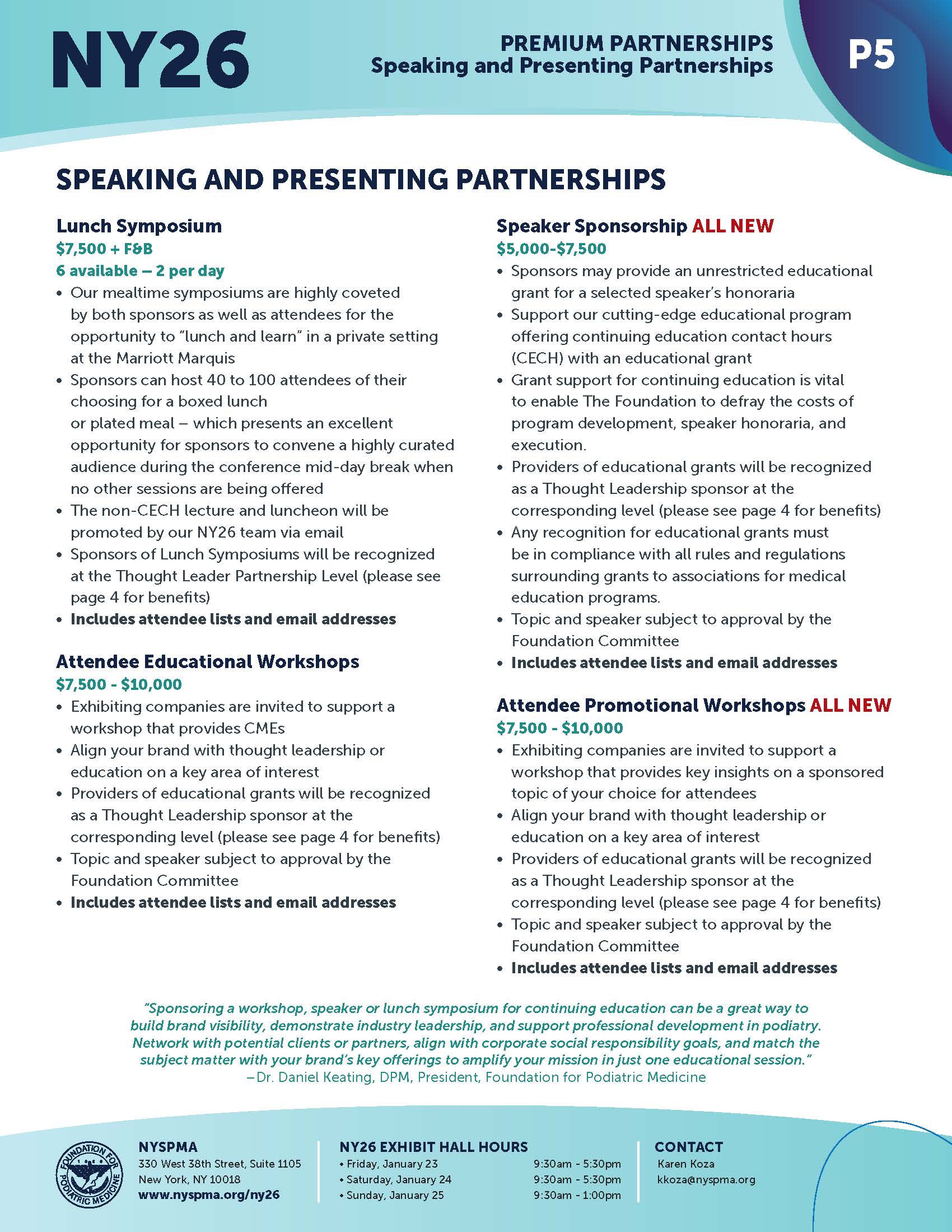 Prospectus Page 2