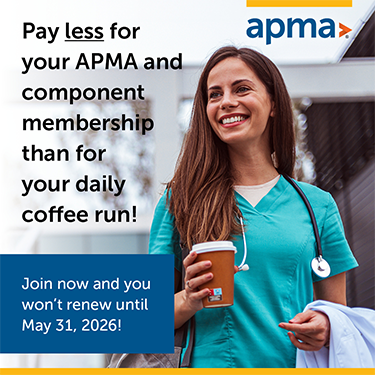 Pay less for your APMA Component Membership